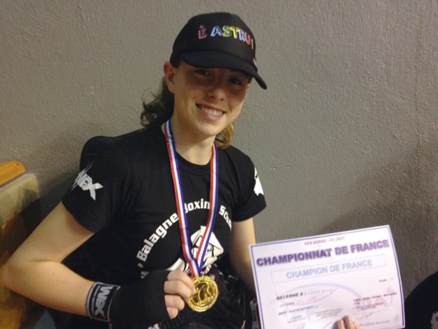 Un nouveau titre de championne de France pour la boxeuse balanine Laura Delogu Un nouveau titre de championne de France pour la boxeuse balanine Laura Delogu