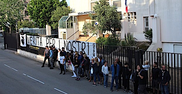 Vague d'interpellations : Rassemblement de soutien à Calvi