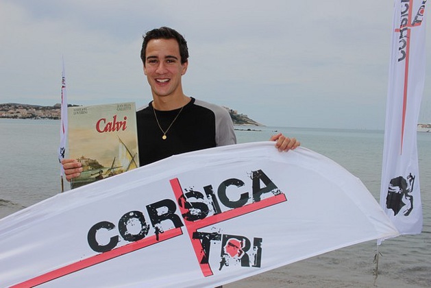 Brice Daubord, quadruple champion de France de cross-triathlon, se prépare à Calvi