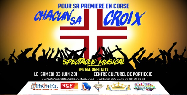 « Chacun  sa croix », un spectacle musical au centre culturel de Porticcio
