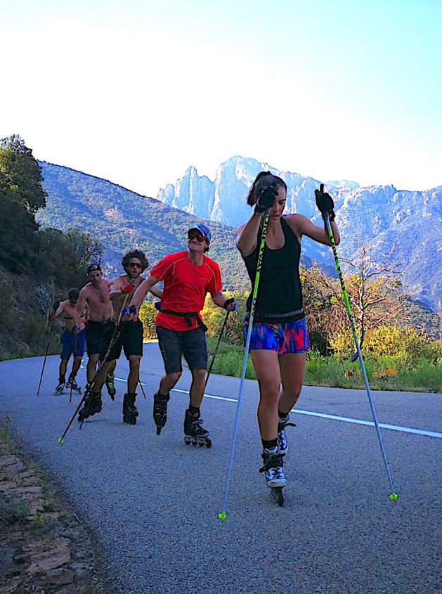 L'équipe de France de Skicross se prépare en Corse L'équipe de France de Skicross se prépare en Corse
