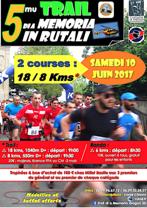 Trail di a memoria in Rutali Trail di a memoria in Rutali