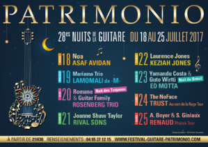 Patrimonio 2017, les Nuits de la Guitare frappent un grand coup ! Patrimonio 2017, les Nuits de la Guitare frappent un grand coup !