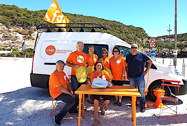 La CFDT Corsica a entamé sa "campagne des saisonniers" à Bonifacio