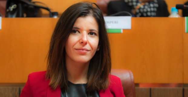 Laura Maria Poli, conseillère territoriale du groupe Corsica Libera et présidente de la Commission du développement social et culturel.