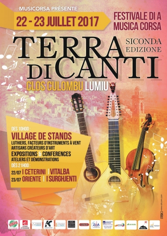 Festival de Musique Corse "Terra di canti" les 22 et 23 juillet au Clos Colombu de Lumio