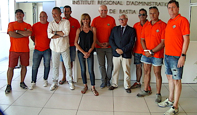 Bastia : Le vice-amiral Jacques de Solms rend visite à la SNSM