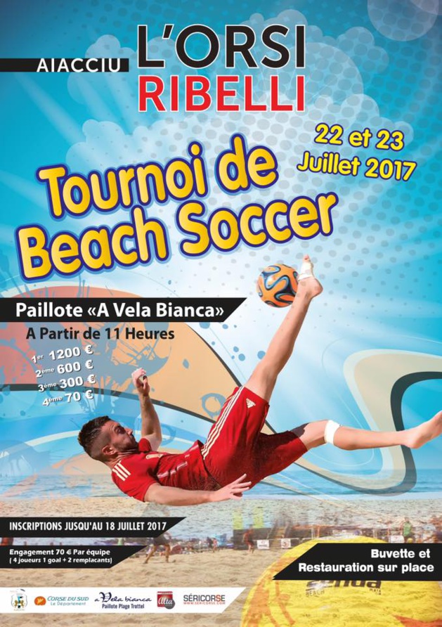 Tournoi de l’Orsi Ribelli : 40 équipes sur la plage du Trottel Tournoi de l’Orsi Ribelli : 40 équipes sur la plage du Trottel