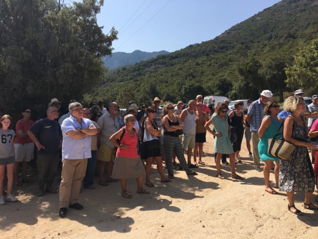 Vallée du Fangu : Rassemblement de soutien à Julien Innocenzi