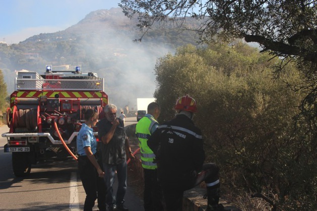 Incendie : A Corbara, le feu est parti d'une... caravane ! Incendie : A Corbara, le feu est parti d'une... caravane !