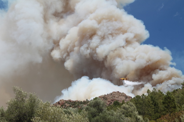 La foudre à l'origine du feu de Mansu ! La foudre à l'origine du feu de Mansu !