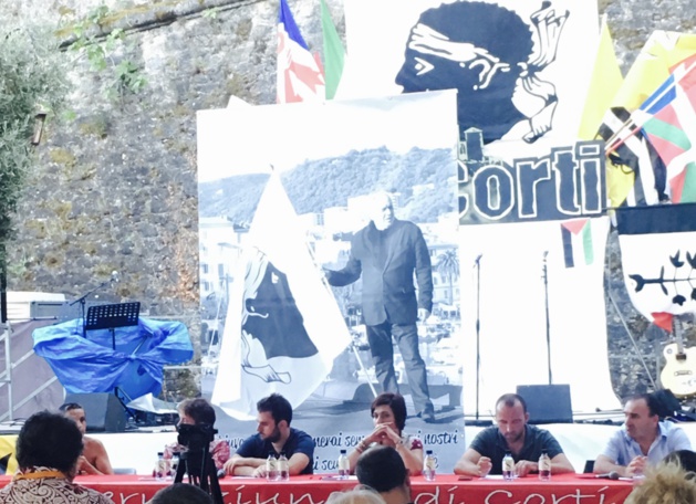 Affiche à l'effigie de Jean-Marie Poli, lors des Ghjurnate Internaziunale 2017 à Corte. Affiche à l'effigie de Jean-Marie Poli, lors des Ghjurnate Internaziunale 2017 à Corte.
