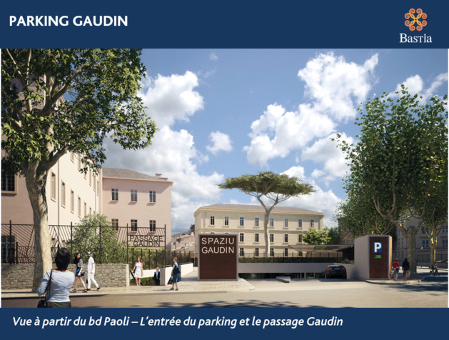 Bastia : Les travaux du parking Gaudin ont débuté