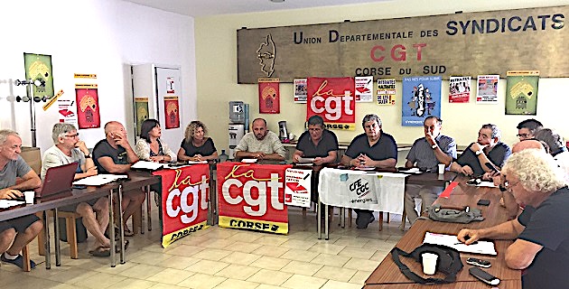 Loi Travail, CSG et aide au logement :  Les salariés dans la rue le 12 septembre à Ajaccio