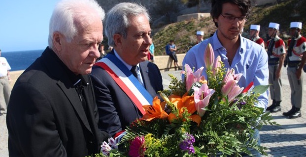 74e anniversaire de la libération de la Corse à Calvi : Cérémonie à la stèle du Bataillon de choc 