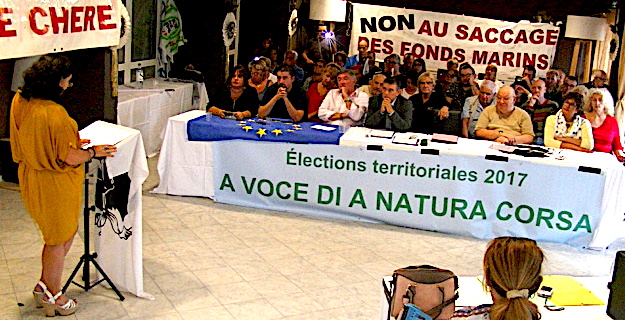 Elections Territoriales : “A voce di a natura corsa” présente sa liste à Biguglia