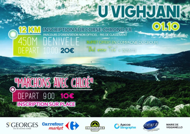 Dimanche le premier trail du Vighjani Dimanche le premier trail du Vighjani