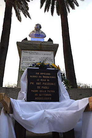 128 ème commémoration du retour des cendres de Pasquale Paoli à Lisula