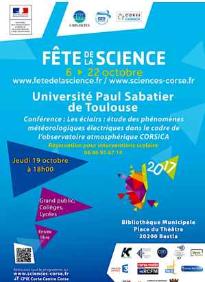 La Corse, un laboratoire naturel de pointe pour l'observation des orages et des éclairs La Corse, un laboratoire naturel de pointe pour l'observation des orages et des éclairs