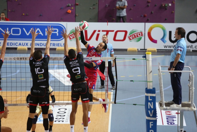 Volley : Ajaccio bute sur Chaumont (0-3) Volley : Ajaccio bute sur Chaumont (0-3)