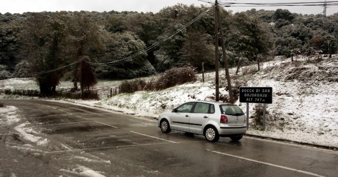 Premières neiges au col Saint-Georges