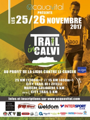 "Trail in Calvi" les 25 et 26 novembre : Une grande première