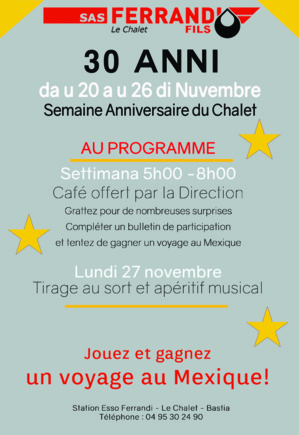 Bastia : "Le Chalet" fête ses 30 ans Bastia : "Le Chalet" fête ses 30 ans