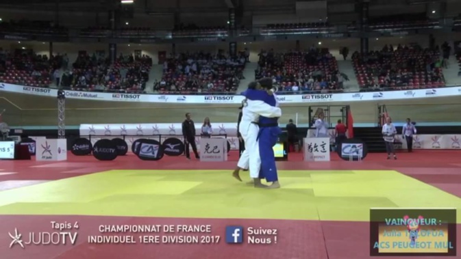 La Calvaise Julia Tolofua championne de France de Judo 1re Division