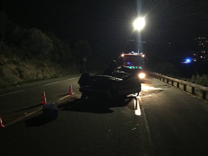 Faits divers : Accident à la sortie de l'Ile-Rousse Faits divers : Accident à la sortie de l'Ile-Rousse
