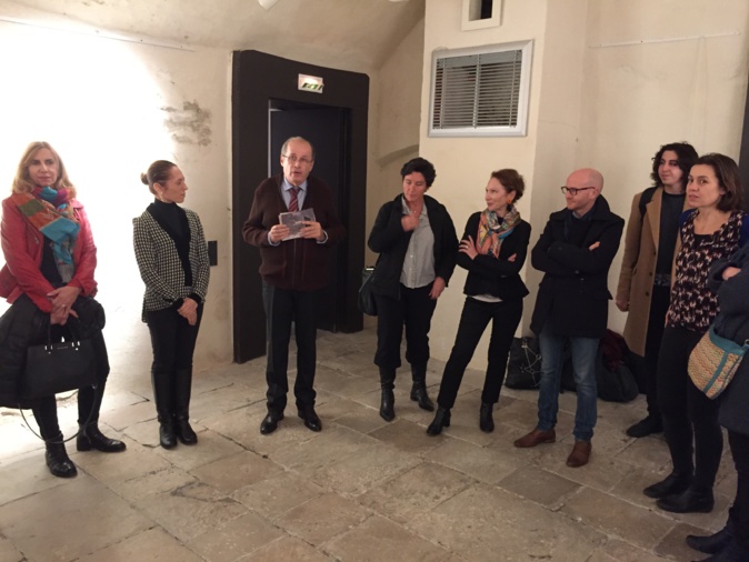 Inauguration de l'expo IFANA par Philippe Peretti, adjoint au maire, délégué au patrimoine