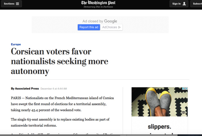 Territoriales : Le premier tour vu par la presse étrangère Territoriales : Le premier tour vu par la presse étrangère