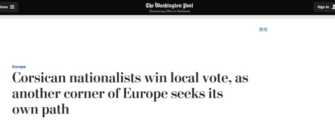 La victoire des nationalistes vue par la presse internationale