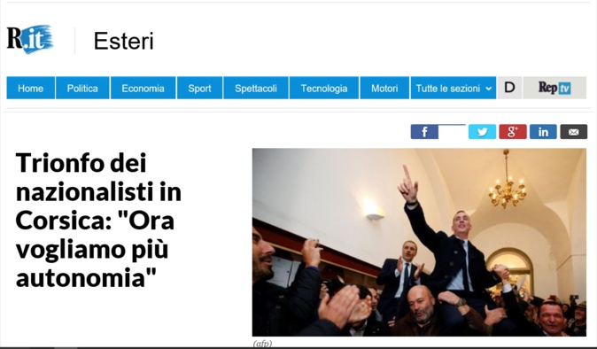 La victoire des nationalistes vue par la presse internationale La victoire des nationalistes vue par la presse internationale