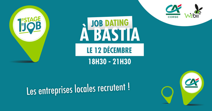 Un Job Dating géant avec 10 entreprises à Bastia organisé pour favoriser l’emploi des jeunes de la ville