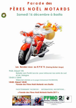 Bastia : Père Noel des motards Bastia : Père Noel des motards