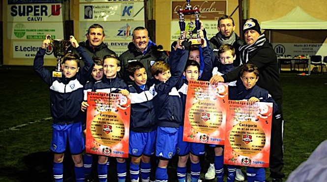 SC Bastia 1 (Elite) et AJ Biguglia (Honneur) vainqueurs du challenge de Noël du FC Squadra Calvi