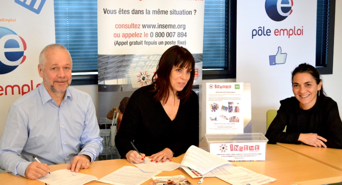Pôle Emploi rejoint l’association Inseme : La mobilisation est de mise Pôle Emploi rejoint l’association Inseme : La mobilisation est de mise