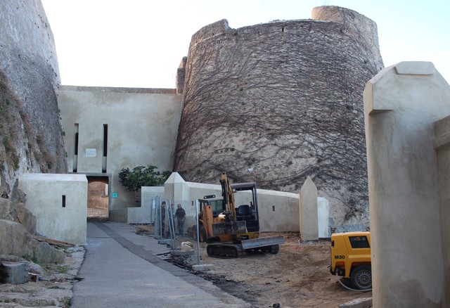 Importants travaux de restauration de la citadelle de Calvi : Accès réglementé