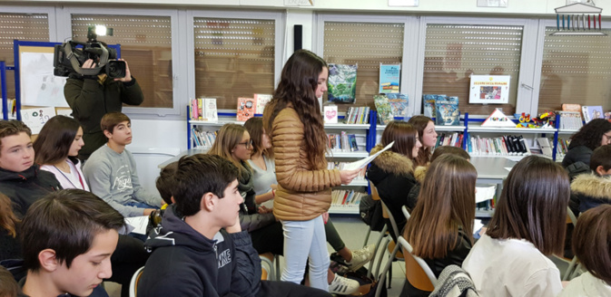 Le député de Haute-Corse Michel Castellani au collège de Saint-Florent Le député de Haute-Corse Michel Castellani au collège de Saint-Florent