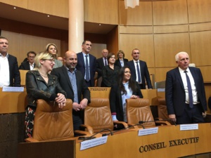 Le Conseil exécutif de la nouvelle Collecivité unie de Corse. Le Conseil exécutif de la nouvelle Collecivité unie de Corse.