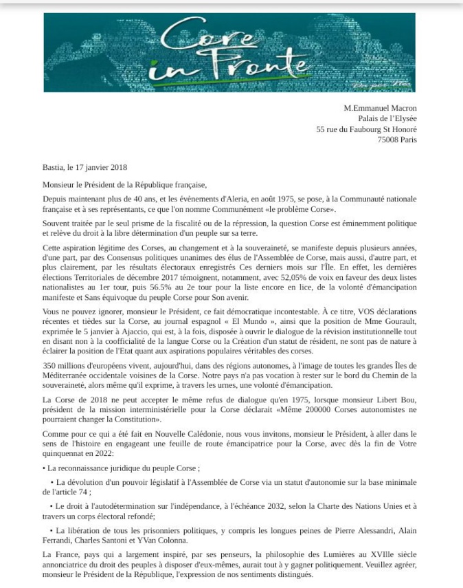 U Rinnovu annonce sa mise en sommeil pour créer Core in Fronte 