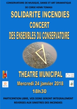 Incendies en Haute-Corse : Le Conservatoire Henri-Tomasi organise un concert de soutien aux sinistrés Incendies en Haute-Corse : Le Conservatoire Henri-Tomasi organise un concert de soutien aux sinistrés