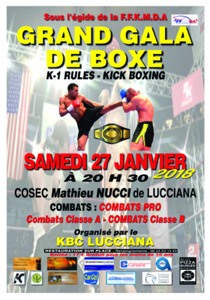 Samedi, le grand gala annuel du KBC Lucciana Samedi, le grand gala annuel du KBC Lucciana