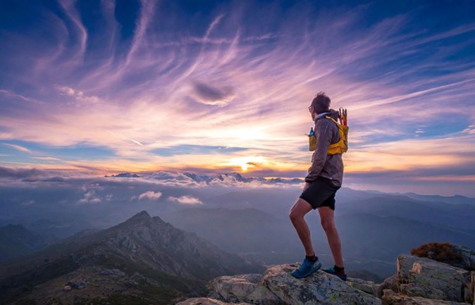 La photo du jour : Coucher de Soleil sur le Monte Astu La photo du jour : Coucher de Soleil sur le Monte Astu