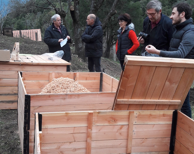 Réduction des biodéchets : Un composteur partagé dans les jardins solidaires d'Argiusta-Moriccio