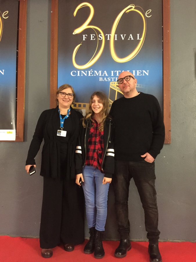 Les scénariste Valeria Giasi, Fabio di Ranno et leur fille Les scénariste Valeria Giasi, Fabio di Ranno et leur fille