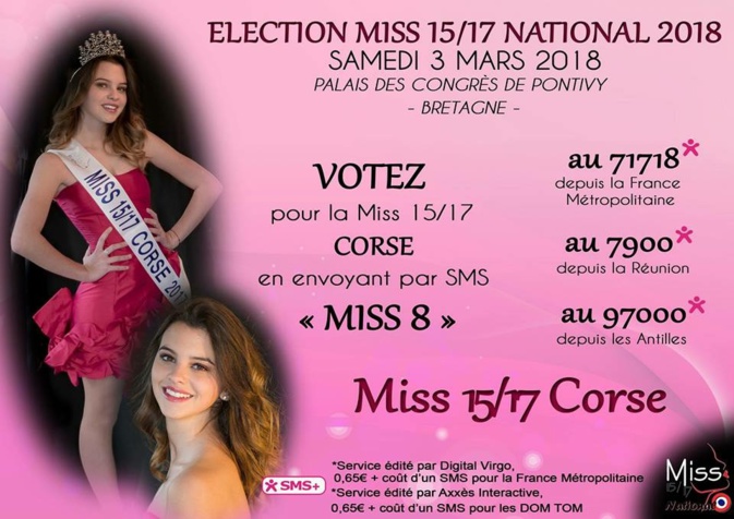 Carla Casanova : Une Corse en lice pour le titre national de Miss 15 -17 Carla Casanova : Une Corse en lice pour le titre national de Miss 15 -17