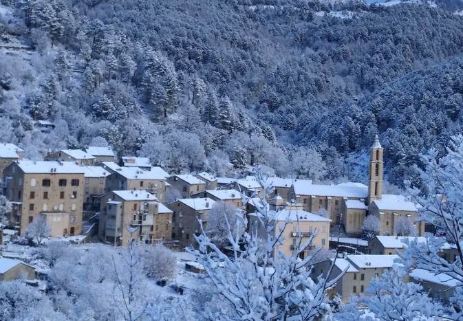 La photo du jour : Ghisoni, dans un décor de carte postale