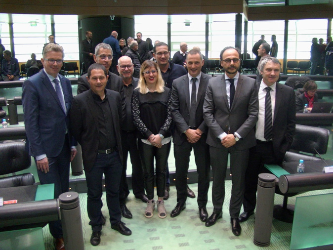 Organisateurs, élus et prefet ont présenté la 61ème édition du Tour de Corse automobile Organisateurs, élus et prefet ont présenté la 61ème édition du Tour de Corse automobile