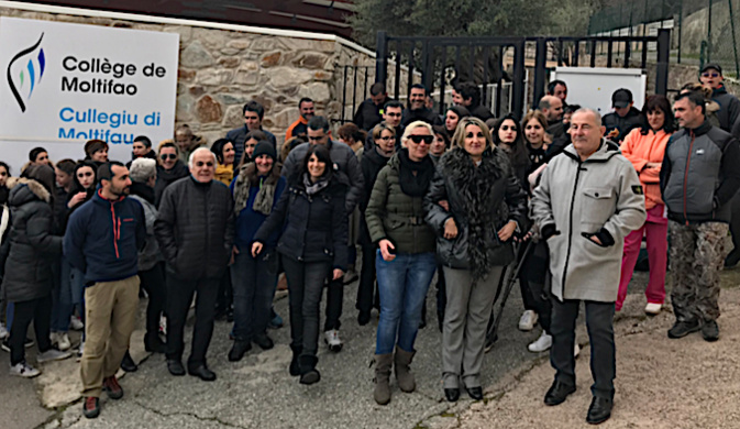 Collège de Moltifao : La mobilisation se poursuit